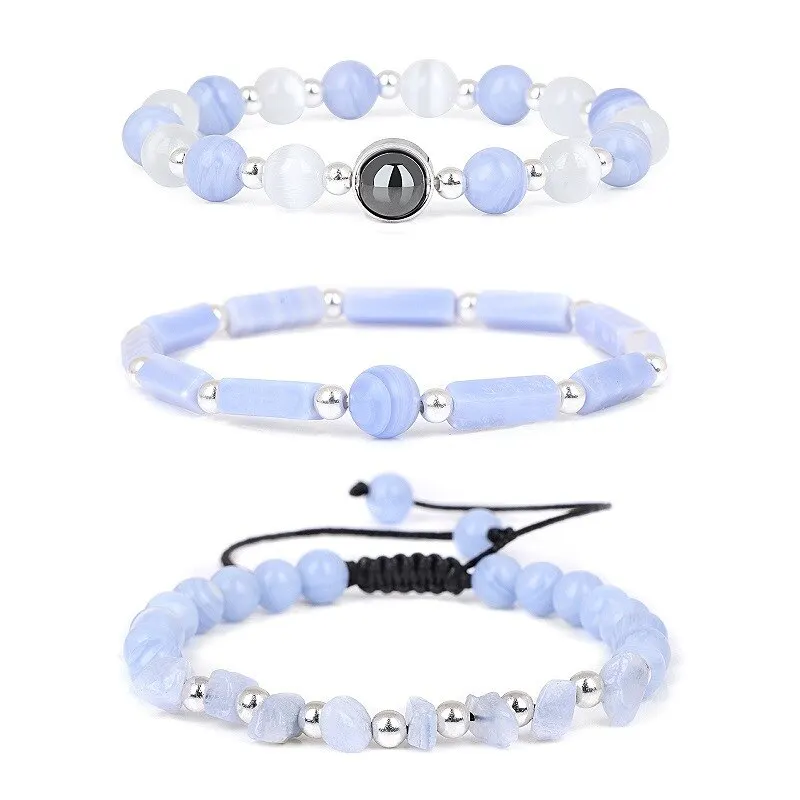 Amethyst Healing Bracelet Set for Wellness and Mindfulness