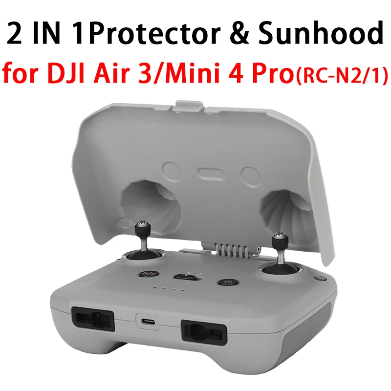 2 in 1 Sunhood for DJI Mini 4 Pro RC N2 Controller Protector Joysticks  Protection Quick Realase RC N1 FOR DJI Air 3/Mini 3 Pro - AliExpress