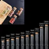 1X 25/30/35/50/55/70/80/90/125/150/180ml Glass Bottle With Cork Candy Spice Glass Jars Art Craft Wedding Favors 11 Sizes U-pick 5