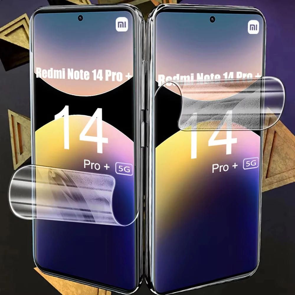 4-Pack Hydrogel Soft Screen Protector HD Film