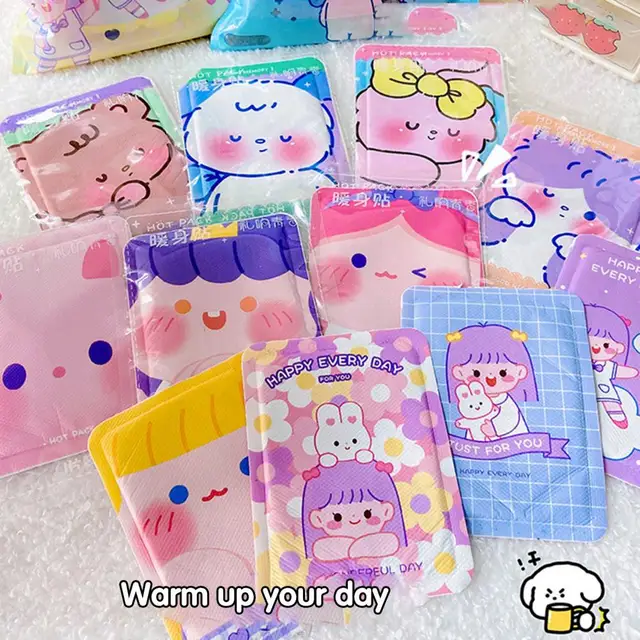 10 Darabos Új Testmelegítő Matricák Hordozható Láb Meleg Aranyos Tartás Téli Kültéri Kéz Derék Melegítő Foltok - Image 4