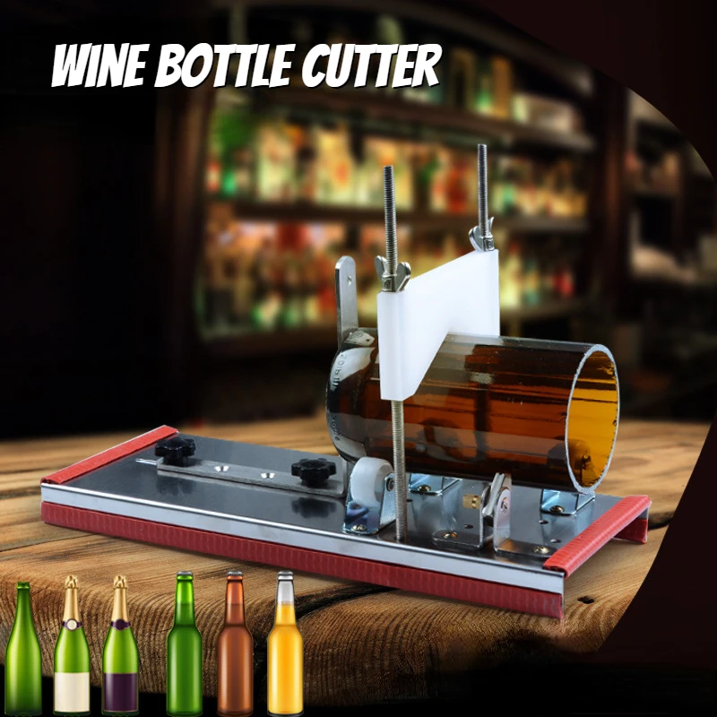 Three Wheel Glass Bottle Cutter Professional Non-Slip Glass Cutter DIY Bottle Cutting Tool Porcelain glass cutter,tile glass cutter,tile cutting tool,bottle cutter
