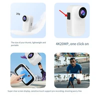Action Thumb Camera Anti-Shake 4K WIFI Pocket Camera Wireless Remote Control Outdoor Cycling Bodycam Sports Camera-WMAN 2