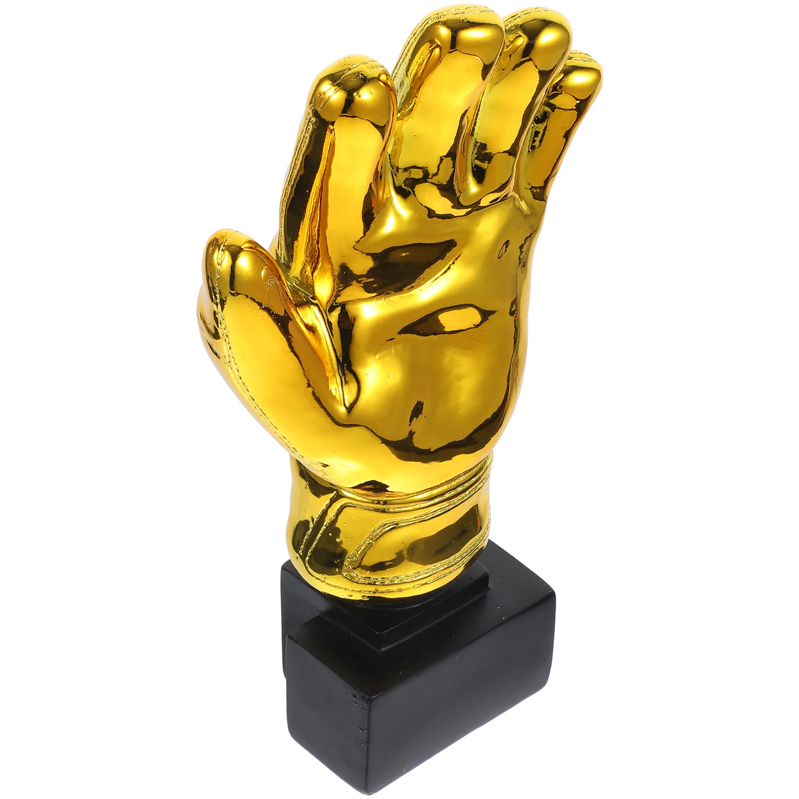 Gold Gloves Trophy Award Cup Trophies Game Trophys Soccer Goalkeeper Ceremony Reward Kids Birthday Christmas Gift