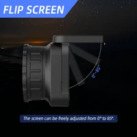 Nouveau 64MP 4K HD 2.4G WIFI oculaire électronique appareil photo numérique avec écran rabattable pour télescope astronomique jumelles Microscope 6