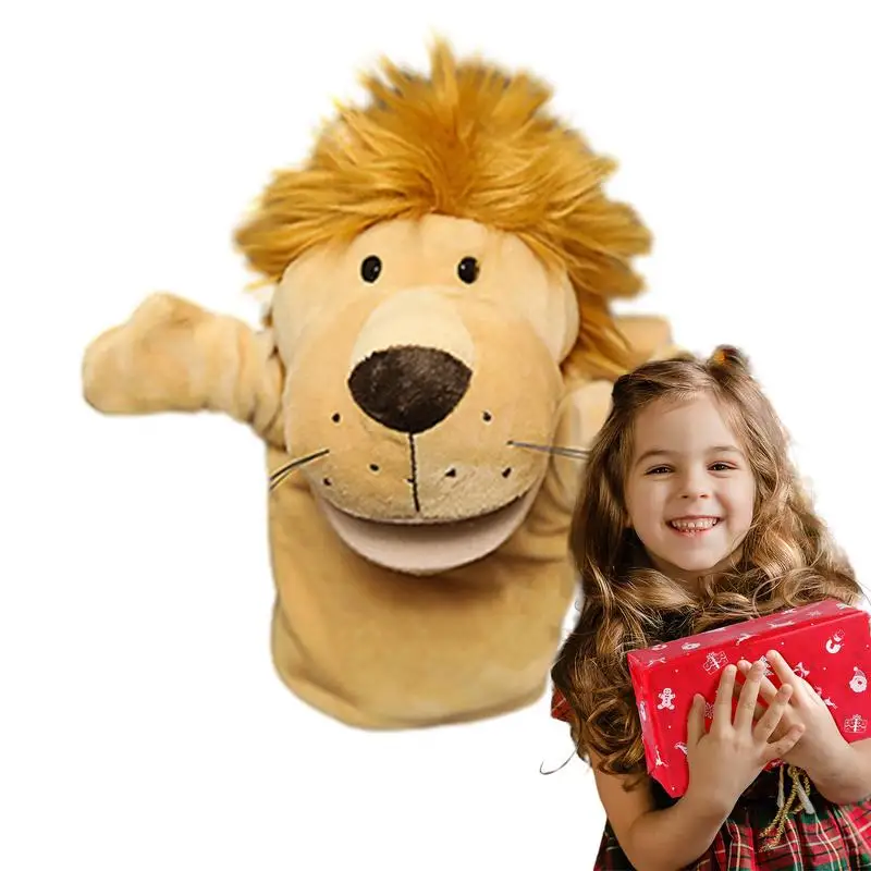 

Kids Hand Puppets Cute Animal Plush Toy With Working Mouth Cute Stuffed Animal Puppet Story Time Doll Soft Plush Storytelling
