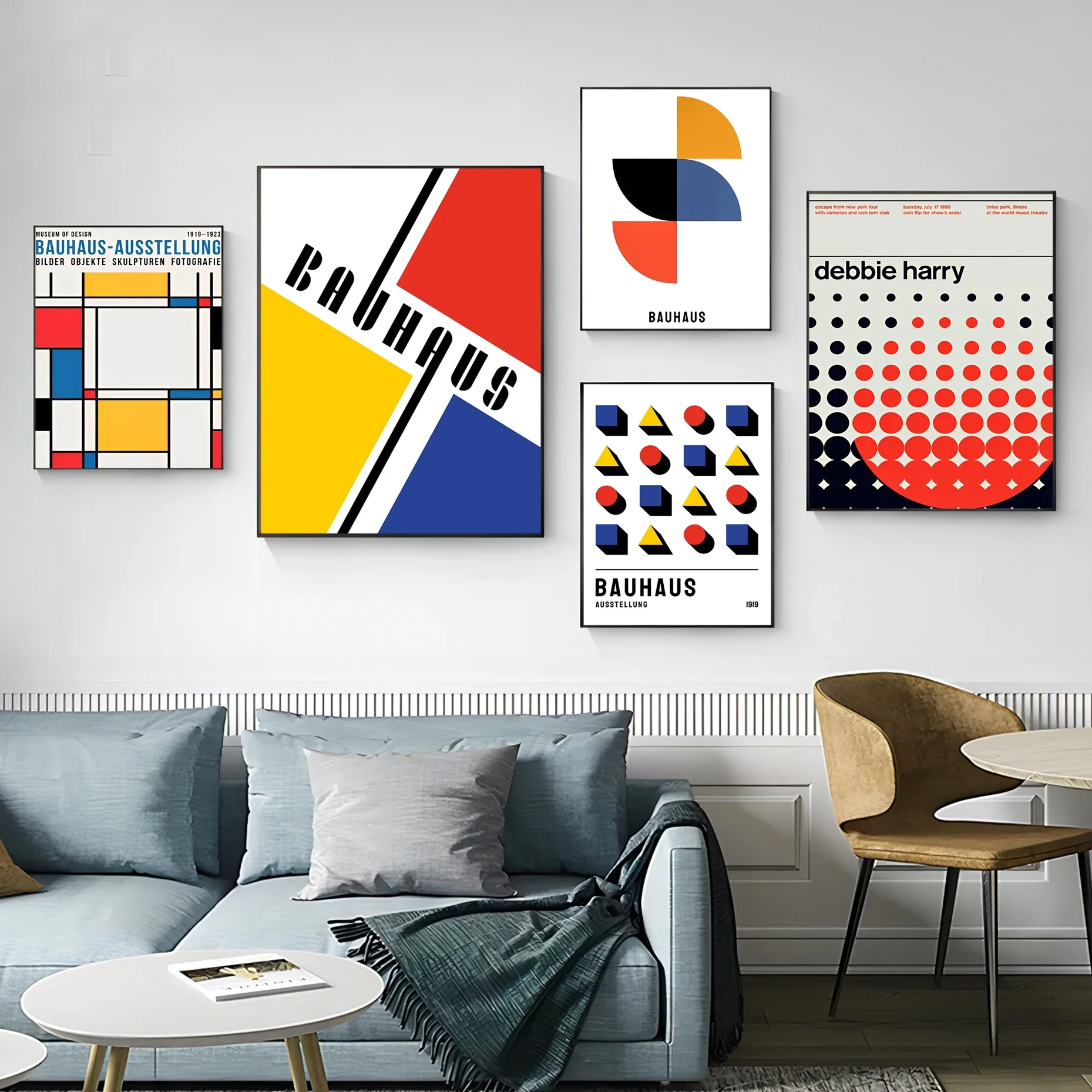

Bauhaus Exhibition Unique Geometric Classic Vintage Posters Vintage Room Bar Cafe Decor Kawaii Room Decor