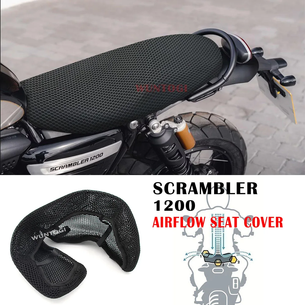 2023ScramblerAccessoriesMotorcycleSeatCoverFor1200Scrambler