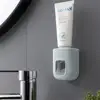 Removable Cleaning Lazy Toothpaste Holder Automatic Toothpaste Squeezer Hole-free Wall-mounted Bathroom Organizer Nordic Style 3