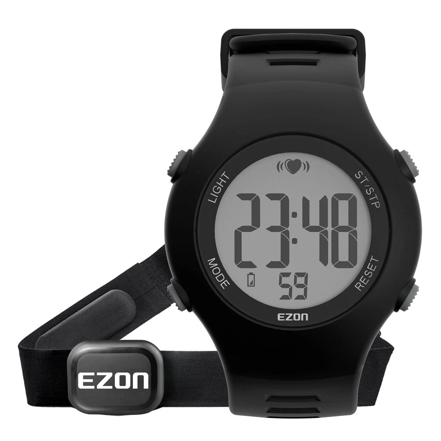 Waterproof Digital Sports Watch for Men and Women, Heart Rate Monitor, Chest Strap, Running, Cycling, Polar Watches 2