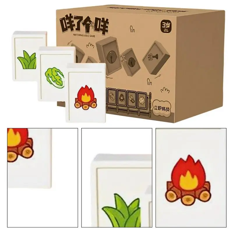 Mahjong Block Game Travel Mahjong Game Set Fun Chess Educational Toys Colorful Block Matching Toy For Children