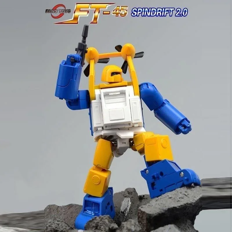 Trasformazione Fanstoys Ft-45 Ft45 Spindrift Seaspray Versione 2.0 Action Figure Robot Model Toy
