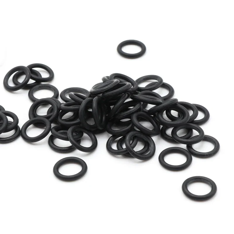 NBR O Ring Gasket Rubber O Rings Sealing Gasket Rubber Washers Keycap O Rings Silicone O Rings Thickness CS 3mm OD 9~150mm Nitrile Rubber Round O Type Corrosion Oil Resist Sealing Washer Black 10pcs