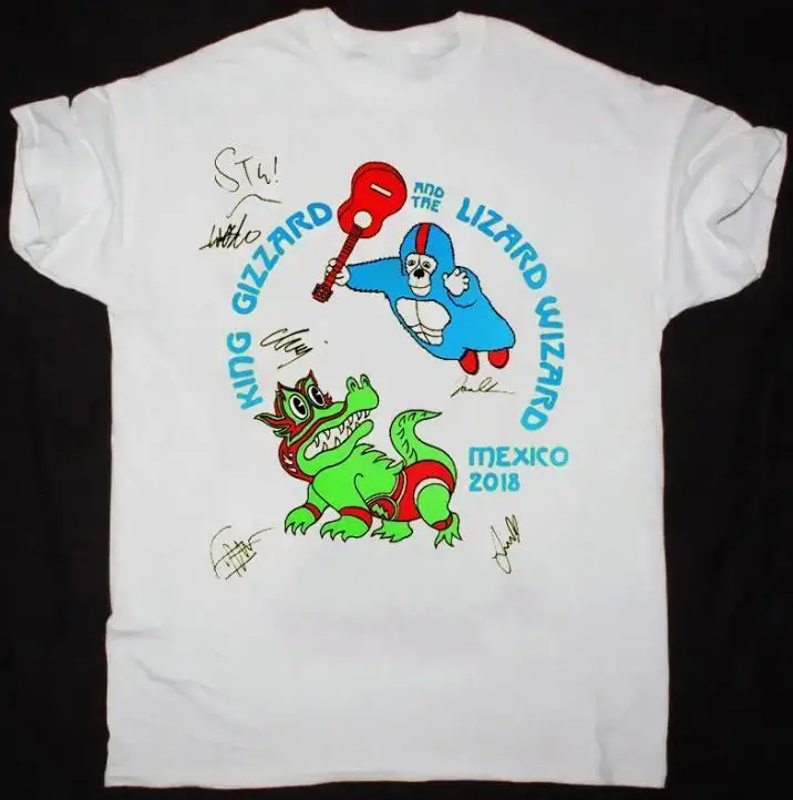 

Playera King Gizzard и ящерица, модель Kemonito, все размеры
