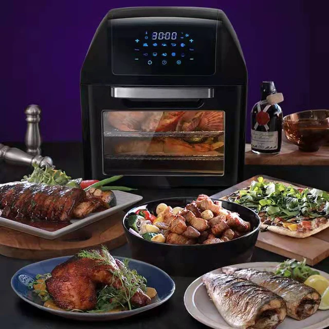 1600 W Red Rotisserie Oven and 12.7 Qt. Electric Air Fryer in 2023