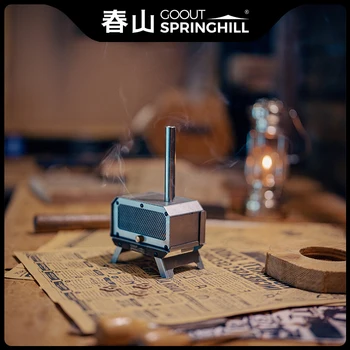Goout Springhill Mini Woodstove – Portable Camping & Incense Burner 1