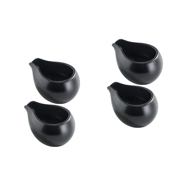 4 Pcs Ceramic Pot Steak Sauce Bucket Honey Dispenser Creamer Pitcher Ceramics  Kitchen Gadget - AliExpress