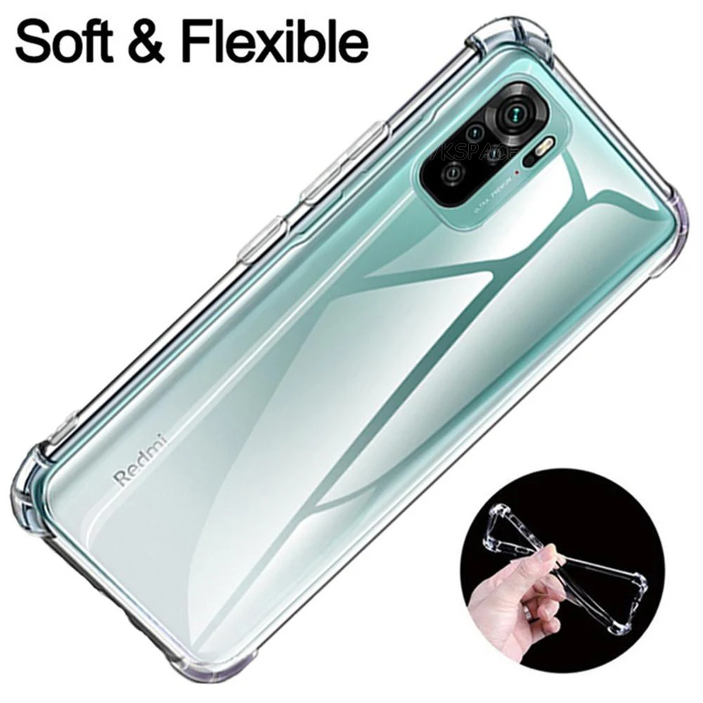 Airbag Shockproof Transparent Soft Silicone Phone Case Cover