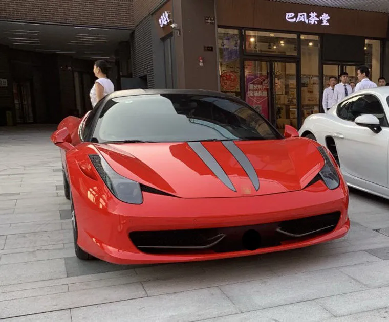 Auto Sticker voor Ferrari 430 Scuderia,Op Maat Gemaakte Vinyl Decal Voertuig Versiering Eenvoudige Installatie Uniek Motief Zelfklevend Decoratie