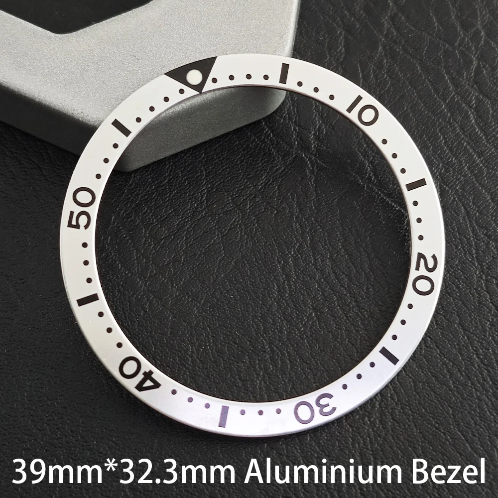 Premium Flat Aluminium Watch Bezel - 39mm Replacement Part for Men's Mechanical Watch