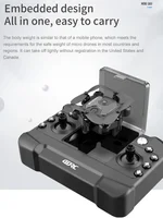 Nouveau Mini Drone V2 Professionnel avec Caméra HD, Wifi 5G, FPV, Maintien d'Altitude par Pression d'Air, Quadricoptère Pliable, Jouet Drone RC UAV 2026 2