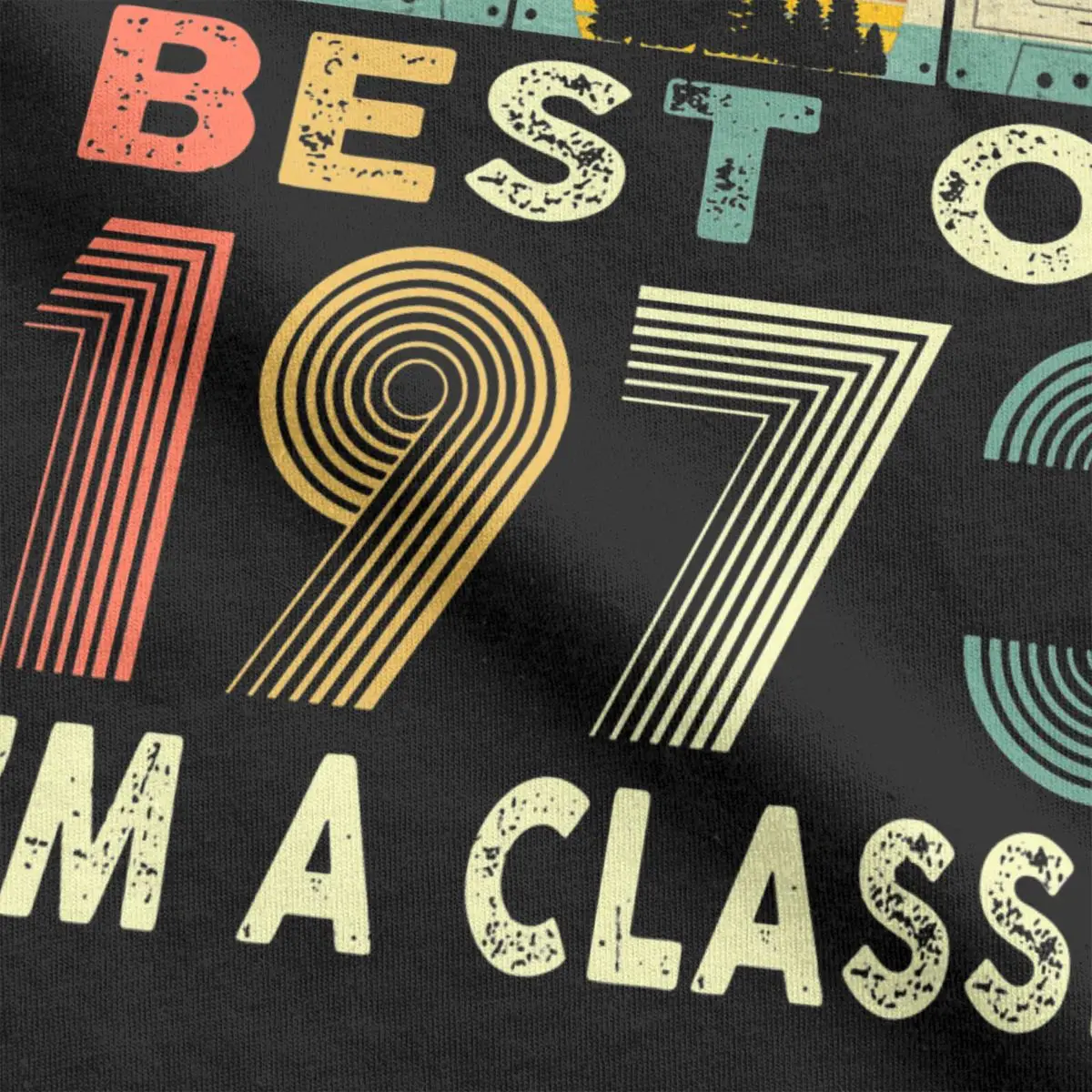 Nejlepší z 1973 50th narozeniny dárky T kosile pánské čistý bavlna legrační trička 50 let dávný tričko košile krátce rukáv oblečení léto