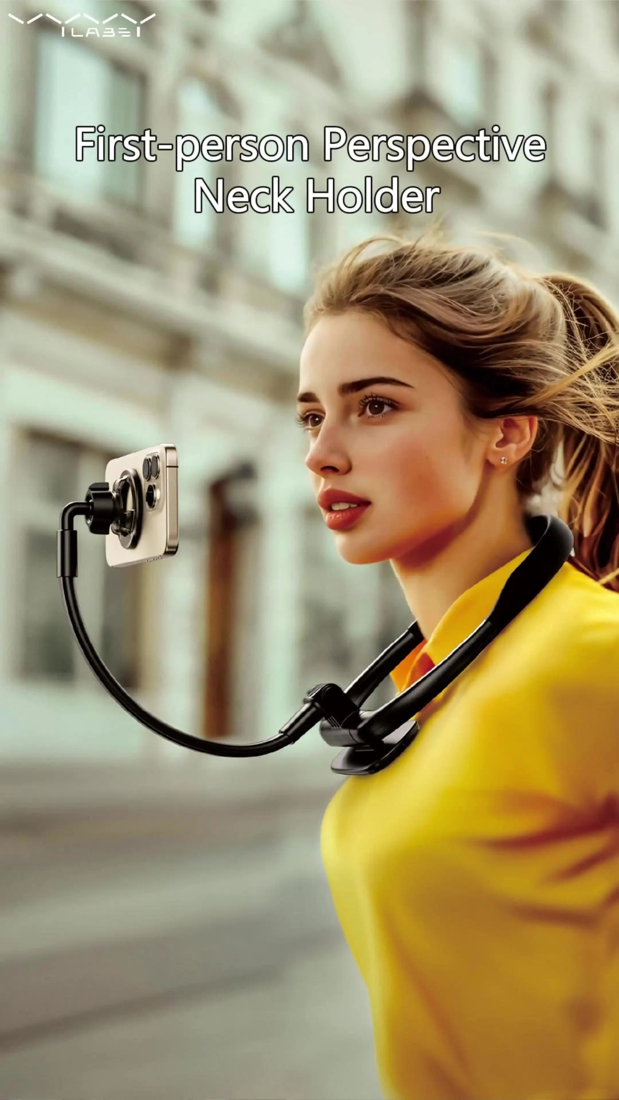 Гибкий держатель для мобильного телефона Vyvylabs ленивый на шее 360° ° iPhone15 pro max Xiaomi