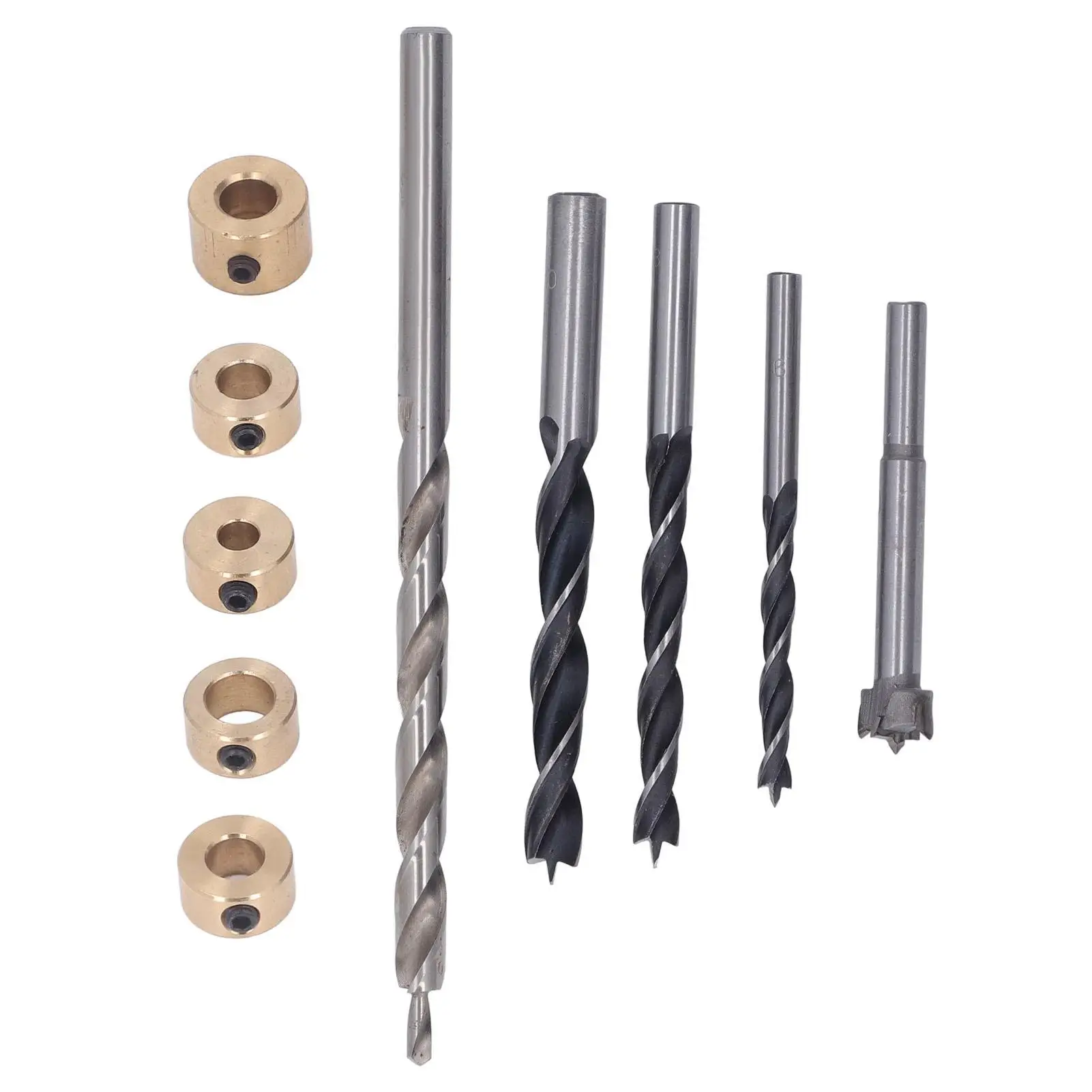5Pcs Three-Point Woodworking Drill Positioning Tool for Inclined Holes-3-in-1 Setup