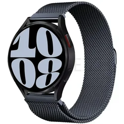 Premium Milanese Loop Metal Magnetic Bracelet, Adjustable Stainless Steel Watch Band, 20mm/22mm - 22MM watch band (Space Gray 21)