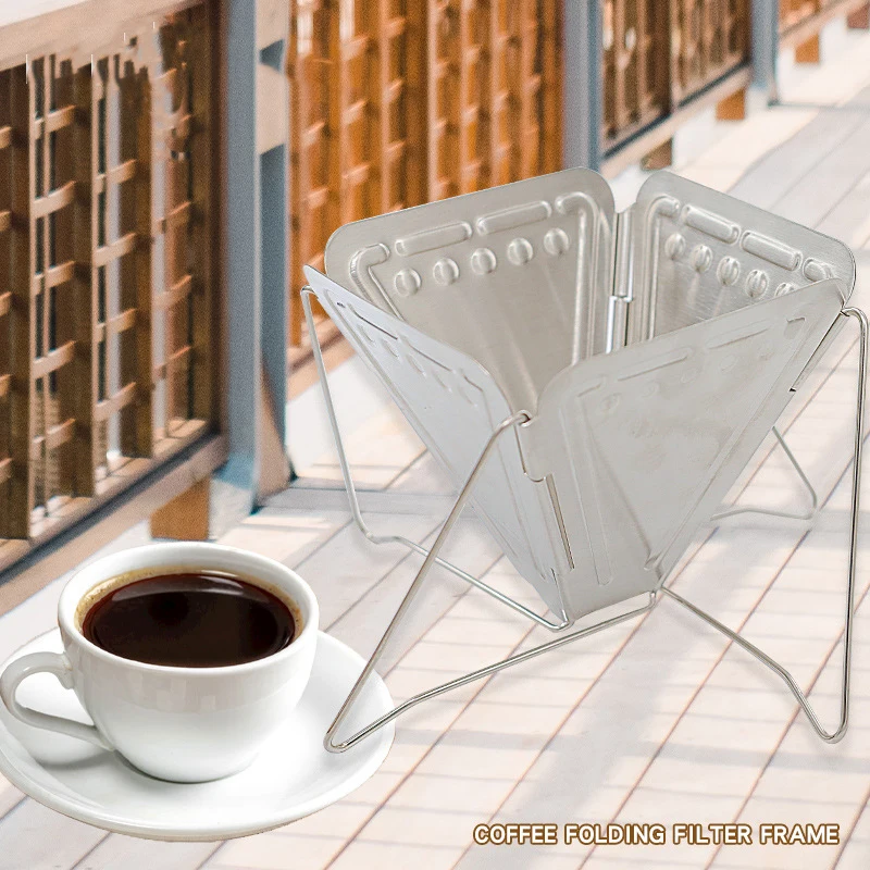 

Держатель для фильтра для кофе, портативные многоразовые уличные фильтры для чая, капельные корзины, кофейные ушные фильтры, бумажные аксессуары для кофе