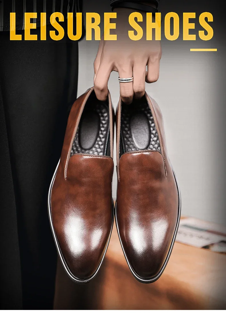 مصمم أحذية جلدية رجالية فاخرة ماركة حمراء وحيد رسمي موضة الأعمال اليومية عادية حفلة مأدبة فستان البروغ أحذية الزفاف