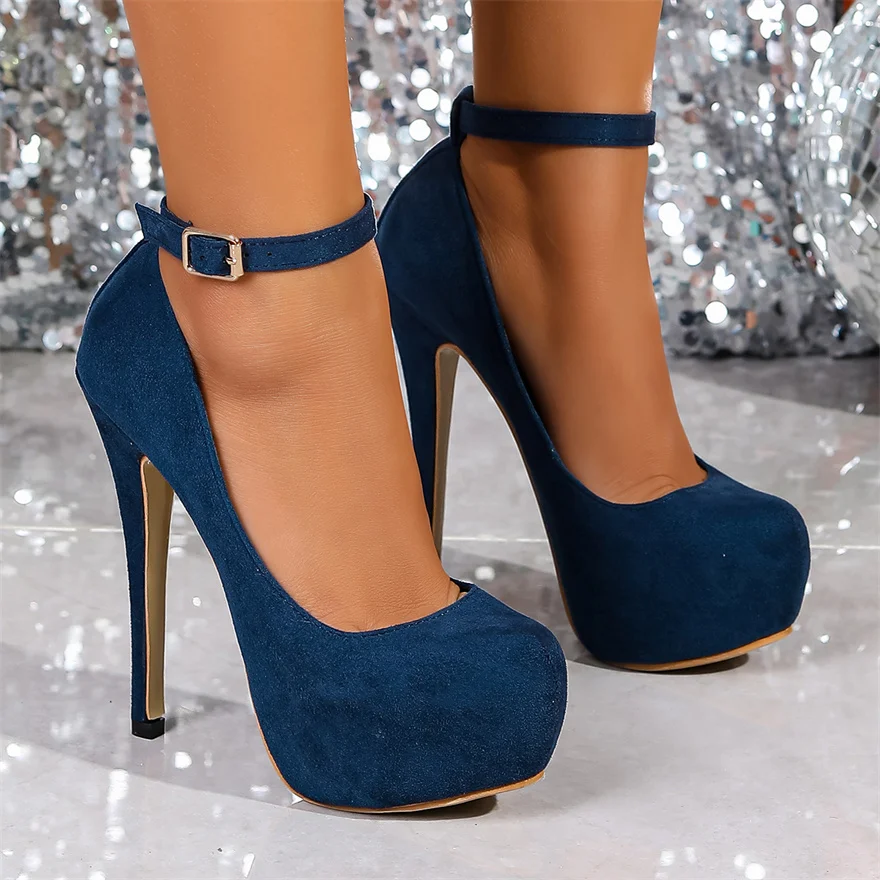TESHEOLA High Heel Pumps - Platform Detail