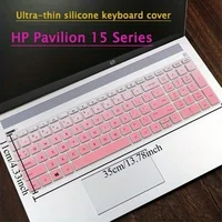 Protecteur de clavier en silicone uniquement pour les couvertures de clavier d'ordinateur portable HP série 15 5