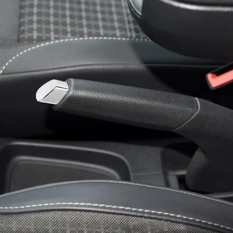 Car Handbrake Lever Parking Button Cover Chrome Decoration Shell ABS For  Polo