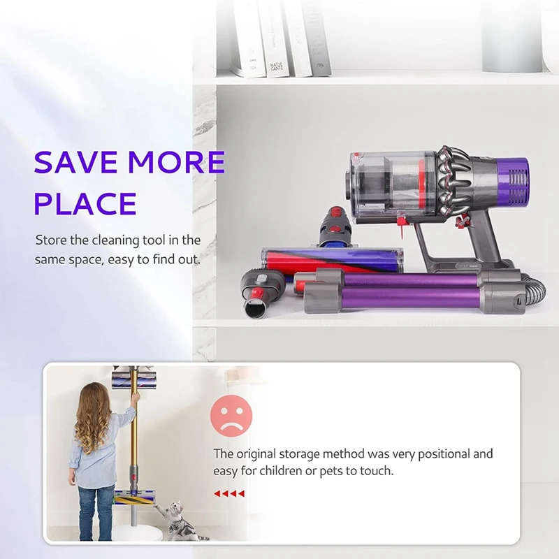 

Запасные части для пылесоса Dyson V7V8V10 V11 V15, складные удлинители, совместимы с беспроводными, быстросъемными