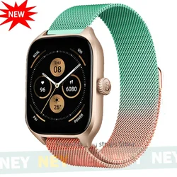 Sleek Milanese Loop Metal Bracelet Watch Band, 20mm/22mm Strap for 20mm watch band (GRE orange 28)