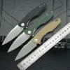 High Quality EDC Pocket Knife Large Size D2 Blade Non-slip G10 Handle Smooth Ball Bearing With Clip Outdoor Camping Hunting Fish 6