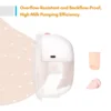 Electric Breast Pump Wearable Hands Free Silent Pain Free Feeding Pump 3 Modes 9 Suction Levels 150ml Capacity for Home Office 3