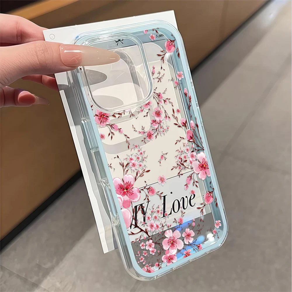 Plum Blossom Clear Phone Case Cover