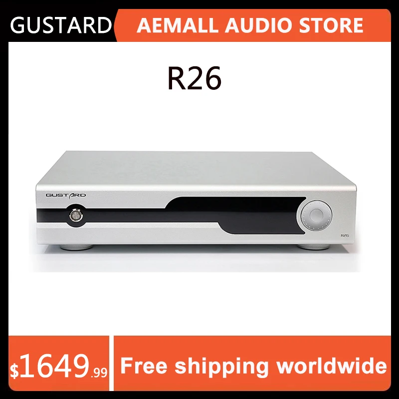Gustard Dacr26 Discrete R2r Dac With Streamer Renderer Roon Xmos Usb