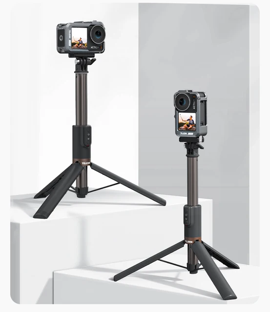 TELESIN Custodia Alluminio Per DJI Action 5/4/3 - Leggera, Con Attacco Filtri ND/CPL E Fredda Scarpetta - Foto 6