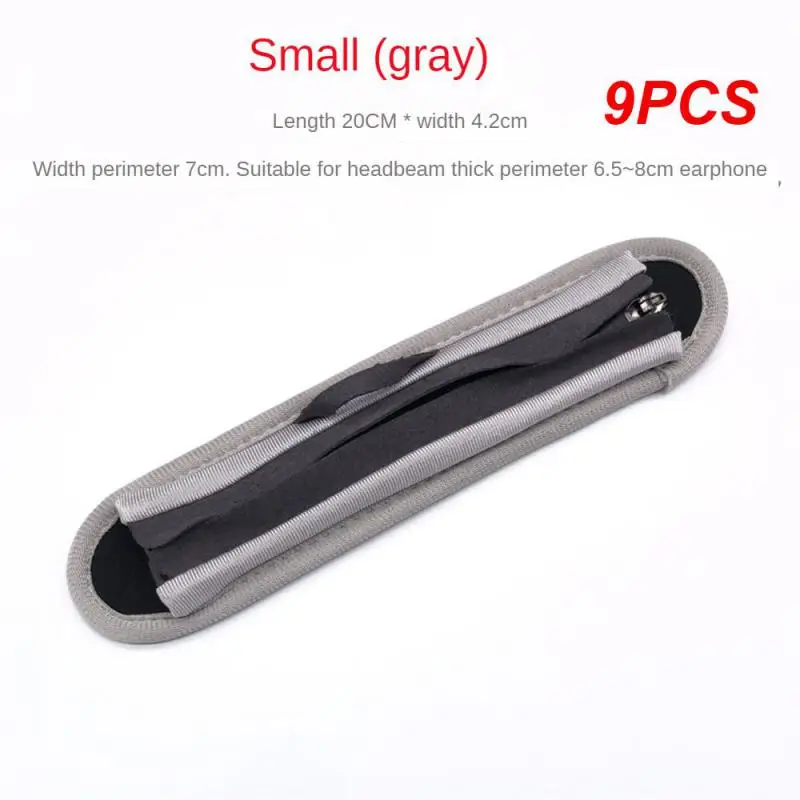 

9PCS Transparent Protective Cover For Headphones Approximately 18g-20g Comfortable Soft And Comfortable Resistance To Dirt And