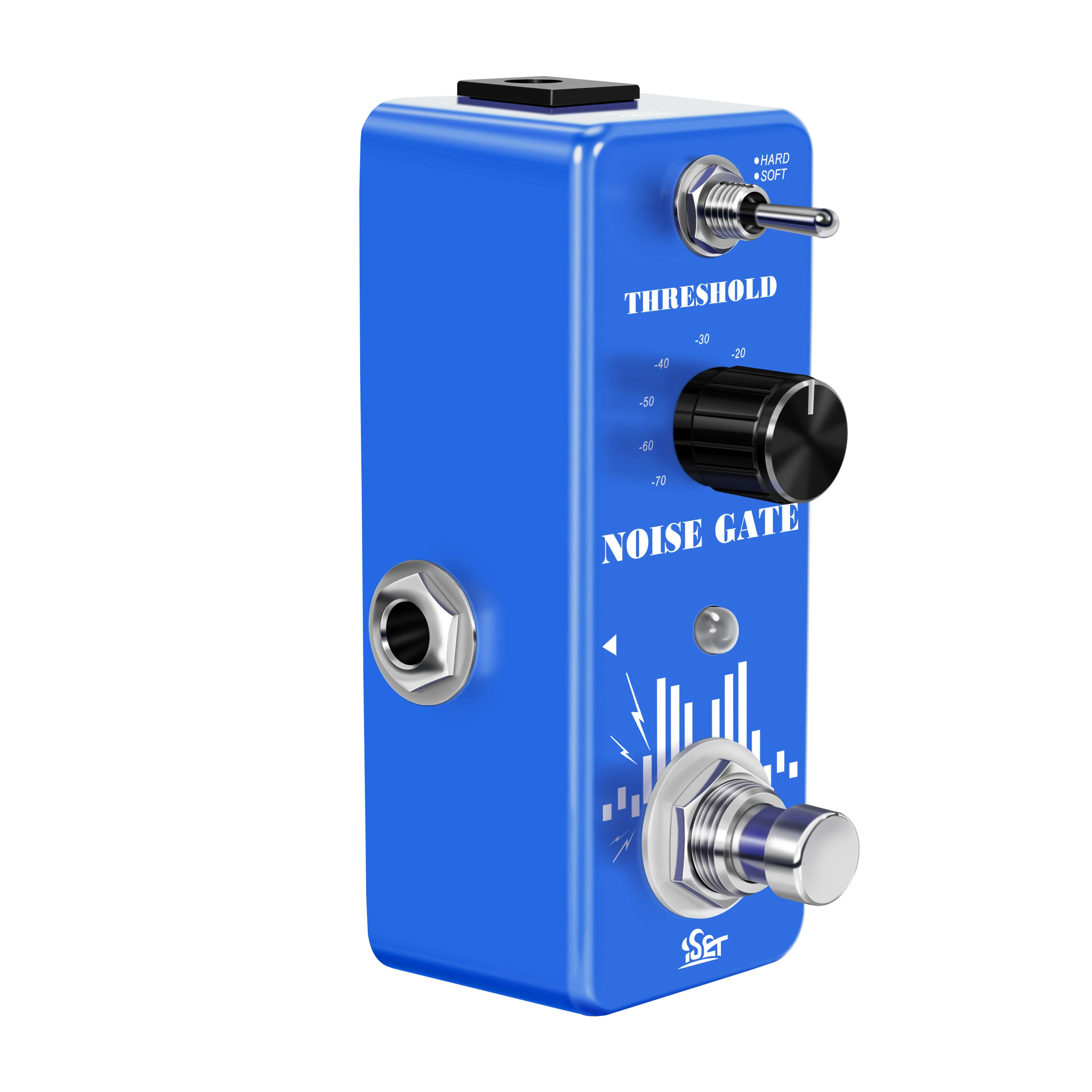 ISET PD-1 Guitar Noise Gate Pedal Noise Killer Pedal Suppression Effect For Electric Guitar Hard Soft 2 Modes True Bypass guitar effect pedal guitar effects pedal