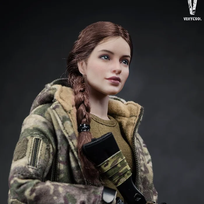 VERYCOOL VCF-2052 1/6 Russian Female Soldier Head Sculpt suntan