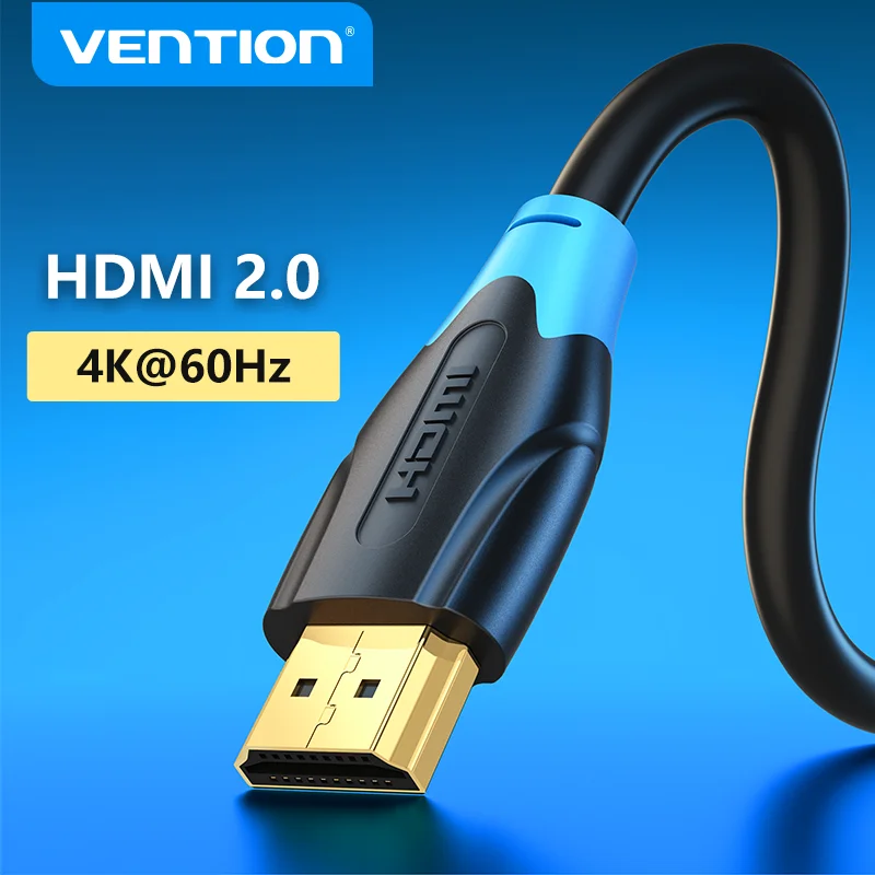Vention HDMI-Compatible Cable 4K/60Hz for Xiaomi Mi Box HD 2.0 Audio Cable Switch Splitter for TV Box PS4 HDMI-Compatible Cable
