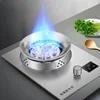 Kitchen Versatile Stainless Steel Gas Stove Household Gas Stove Liquefied Gas Natural Gas Embedded Desktop Furnace 1