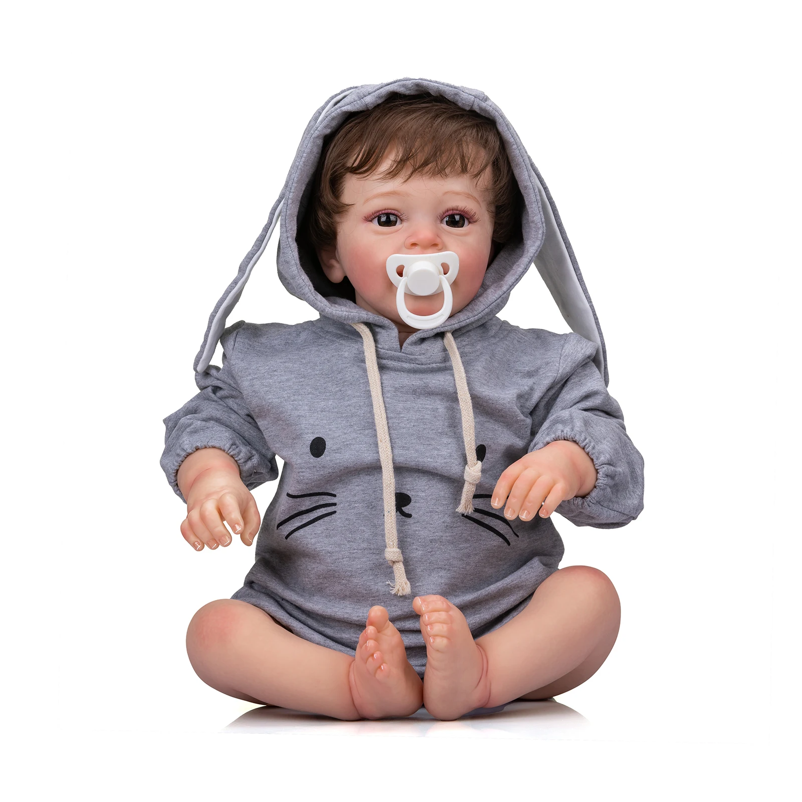 Poupée BJD 1/3 – Doux Long Blond – Yeux Mobiles 3D – Vêtements Faits Main