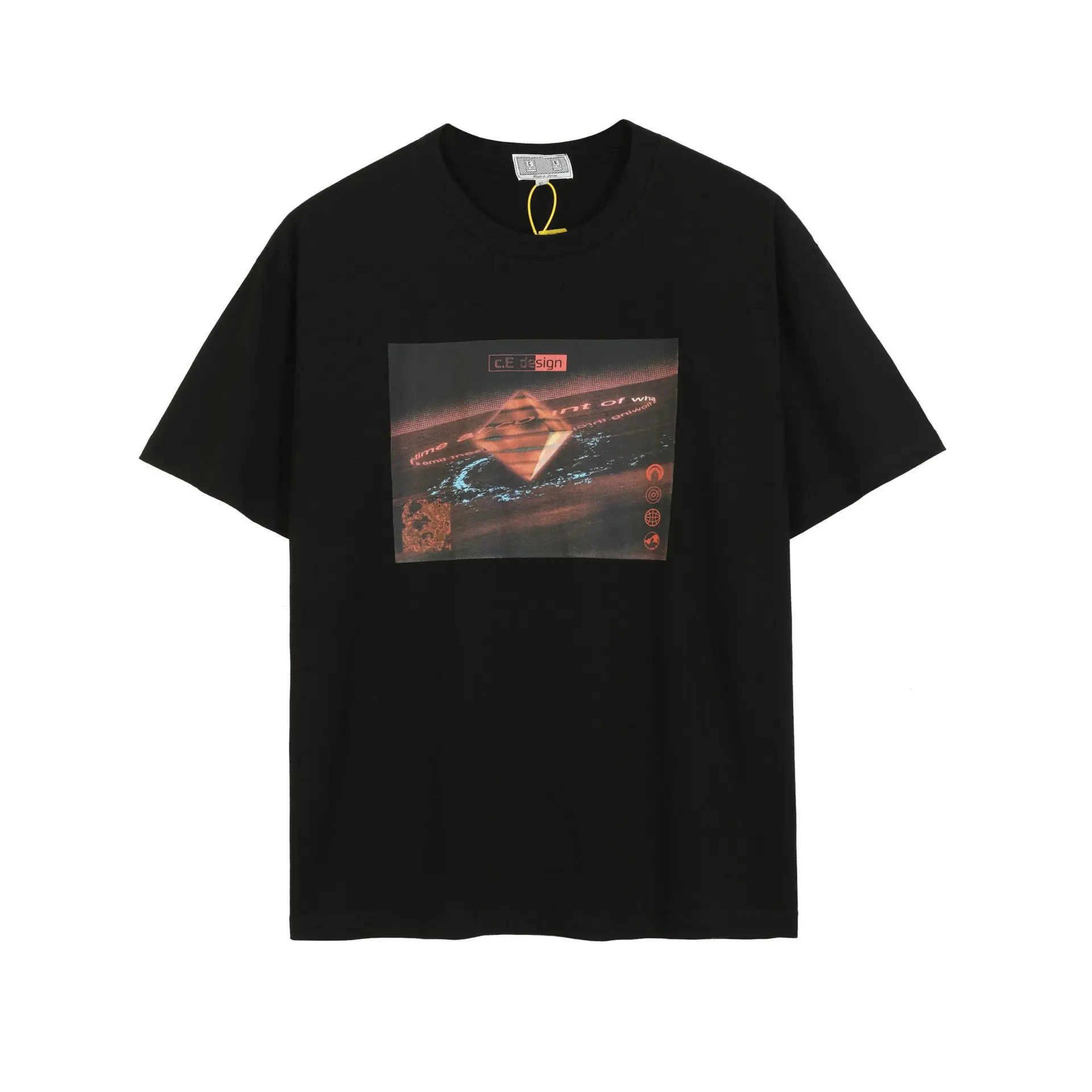 

CAVEMPT T-shirt Men Women 1:1 Cosmic Planet Octahedral Print Short Sleeve CAVEMPT Clothing