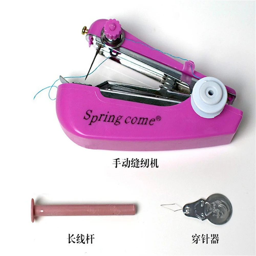Portable Manual Sewing Machine Set Home Mini  Wholesale Factory Price  Hot Sale dress clothing paint coad shirt bag fix 5