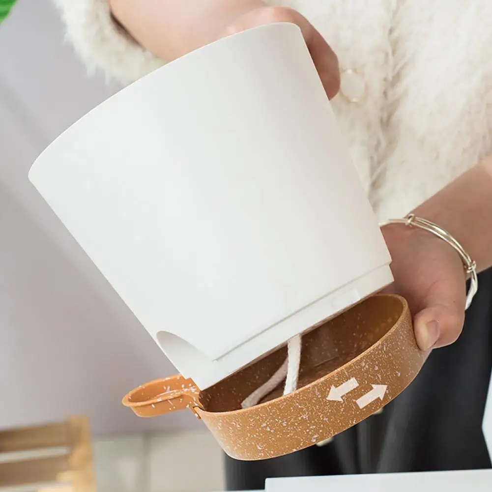 

Пластиковый цветочный горшок, 6 шт., современный самополивающийся фотоальбом для комнатных и уличных растений, овощей, трав, пластиковые растения для суккулентов